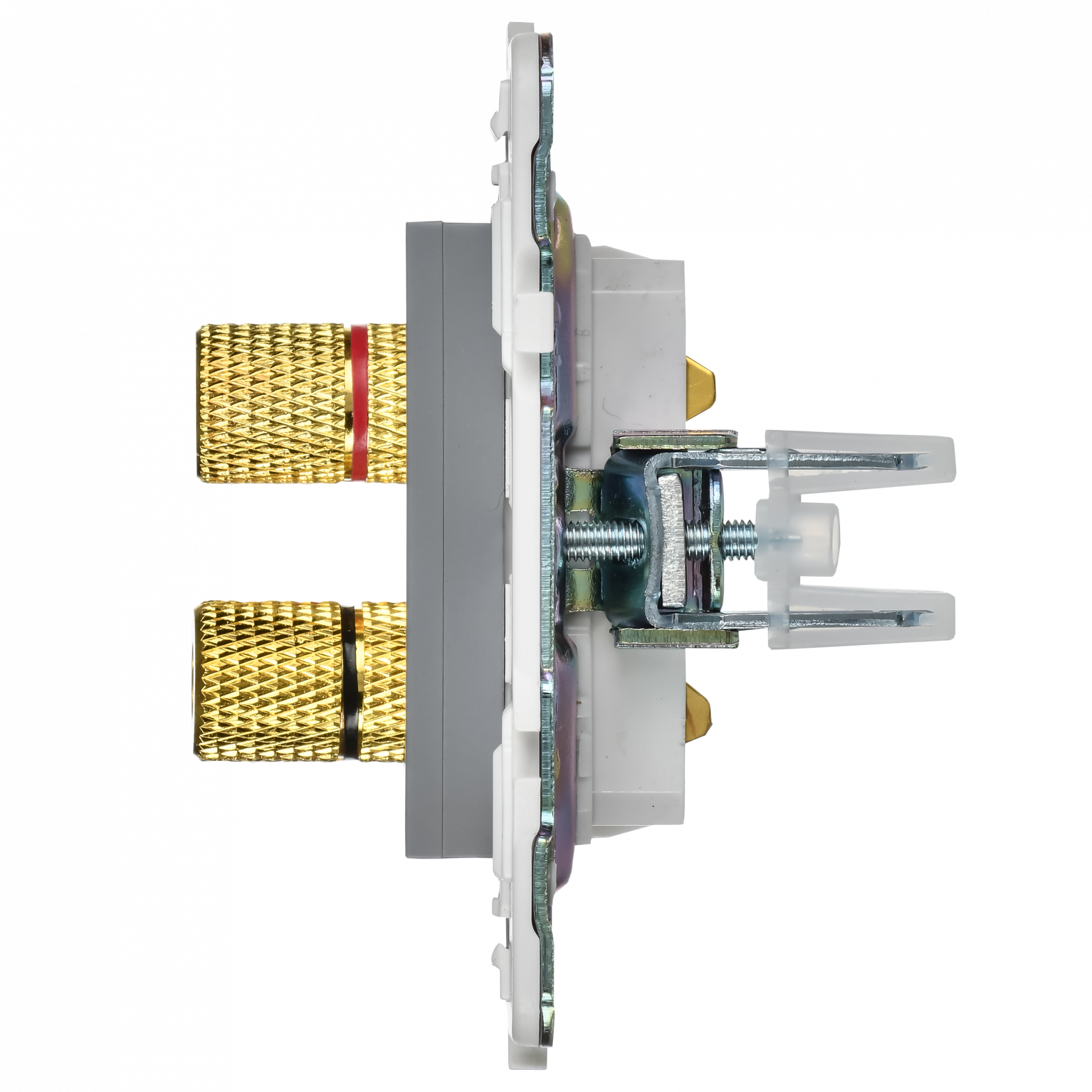 SKANDY Аудиорозетка 4-местная SK-A01Gr серый IEK