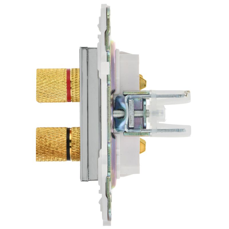 SKANDY Аудиорозетка 4-местная SK-A01N металл никель IEK