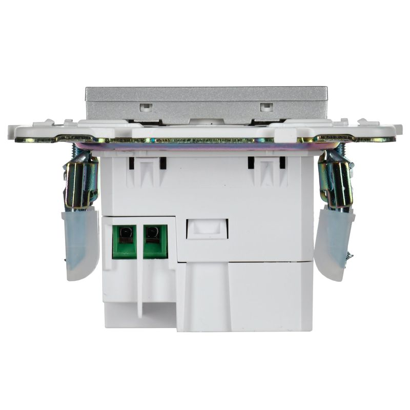 SKANDY Розетка USB A+A 3,1А SK-R15S серебряный IEK