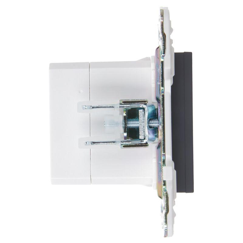 SKANDY Розетка USB A+A 3,1А SK-R15T титан IEK