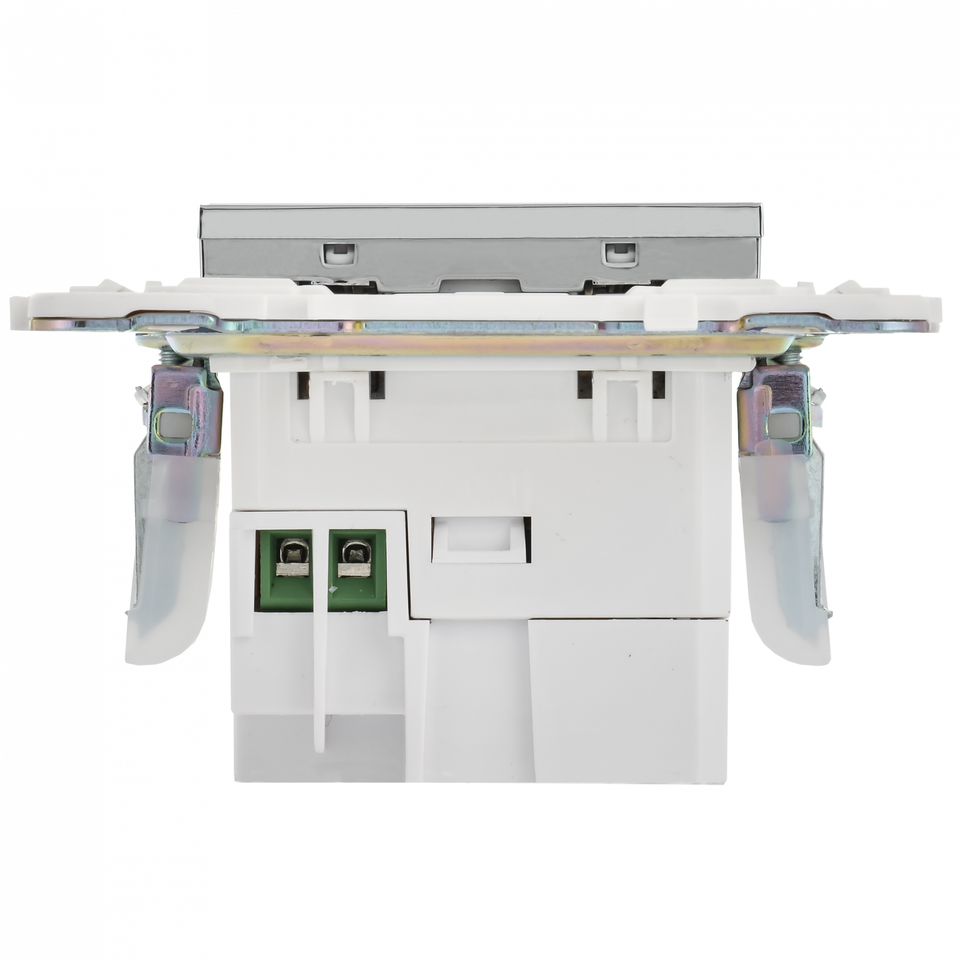 SKANDY Розетка USB A+A 3,1А SK-R15N металл никель IEK