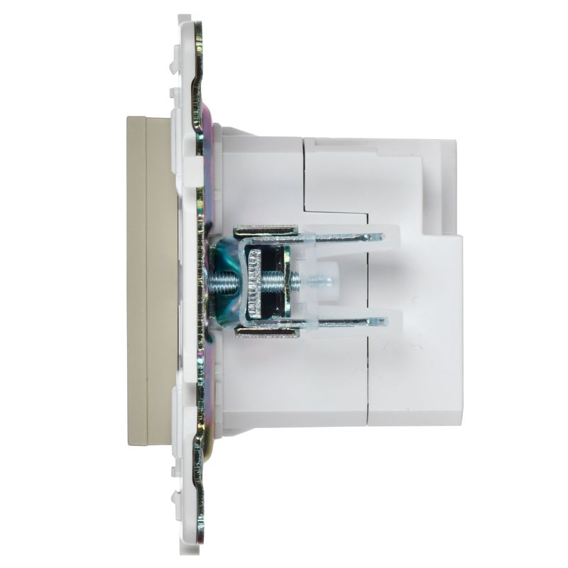 SKANDY Розетка USB A+C 18Вт SK-R13B бежевый IEK