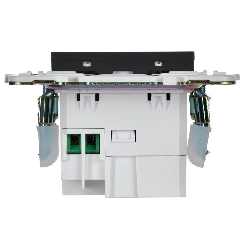 SKANDY Розетка USB A+C 18Вт SK-R13T титан IEK