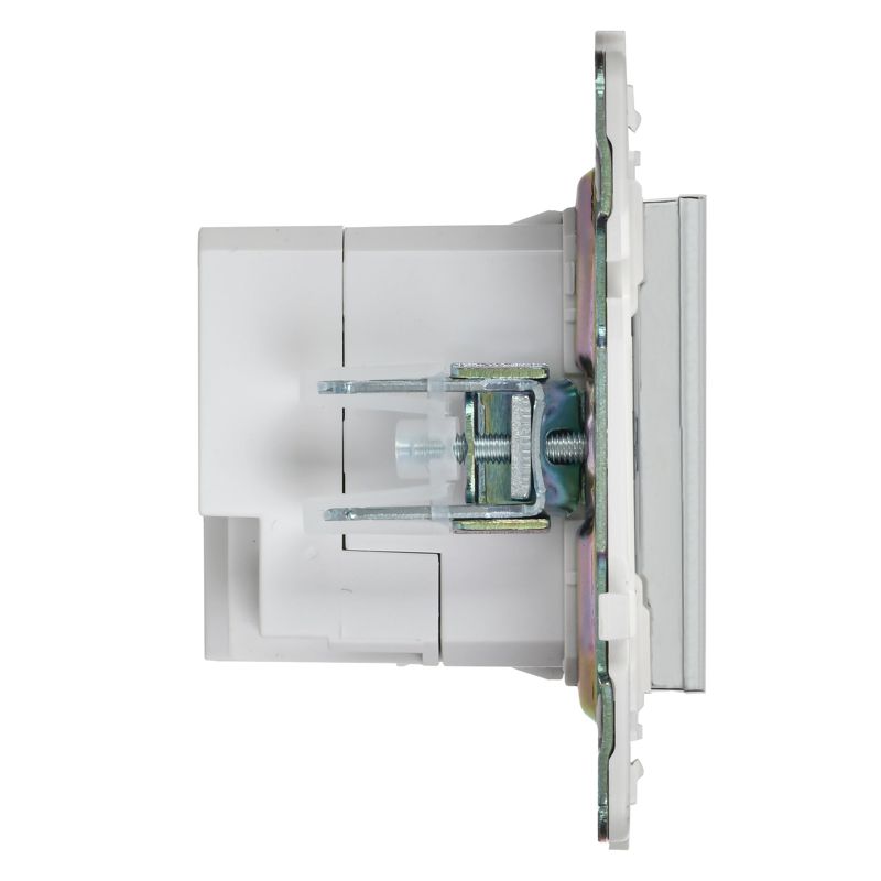 SKANDY Розетка USB A+C 18Вт SK-R13N металл никель IEK