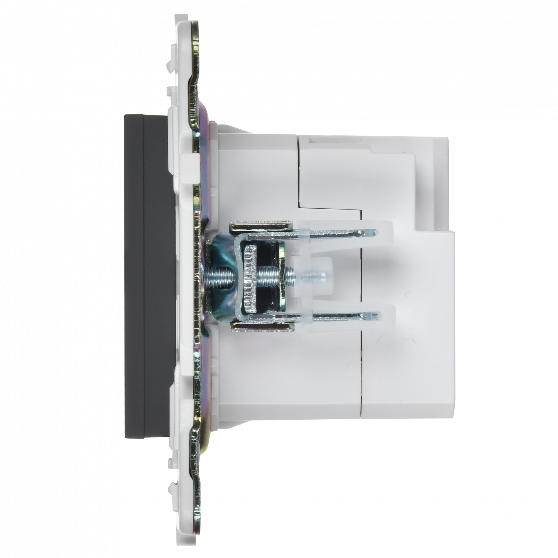 SKANDY Розетка USB A+C 18Вт SK-R13G графит IEK