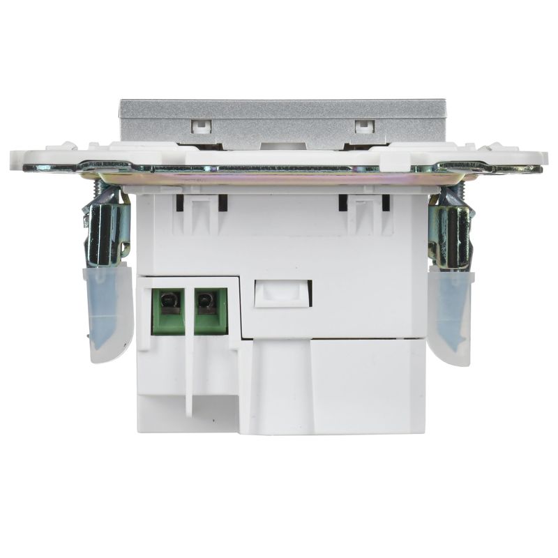 SKANDY Розетка USB A+C 3,1А SK-R14S серебряный IEK