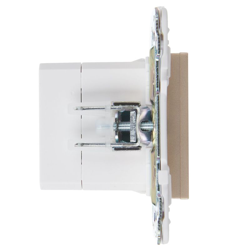 SKANDY Розетка USB A+C 3,1А SK-R14Sh шампань IEK