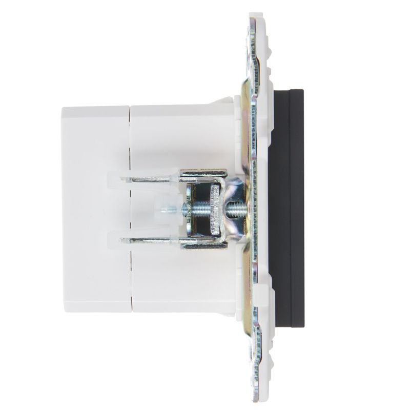 SKANDY Розетка USB A+C 3,1А SK-R14G графит IEK