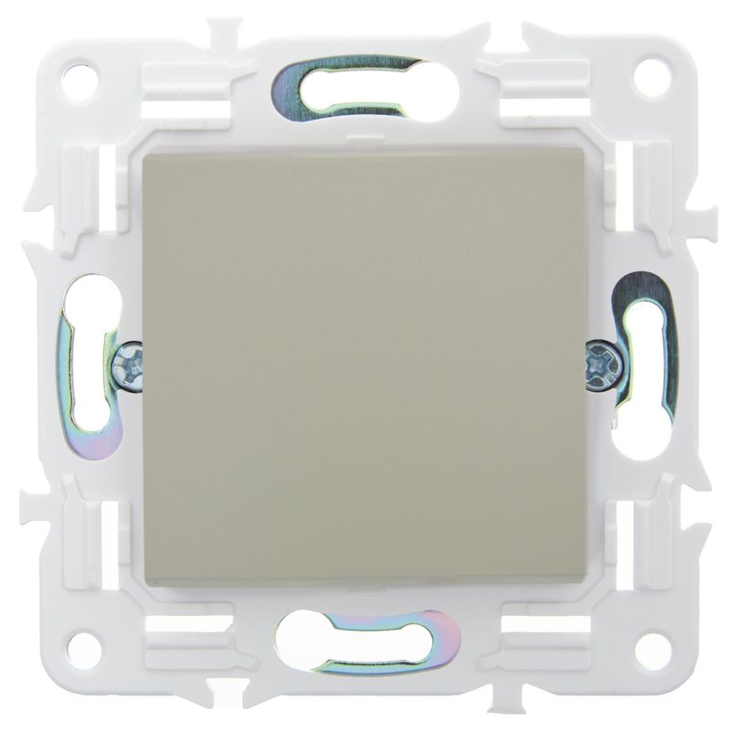 SKANDY Выключатель 1-клавишный 10А SK-V01B бежевый IEK