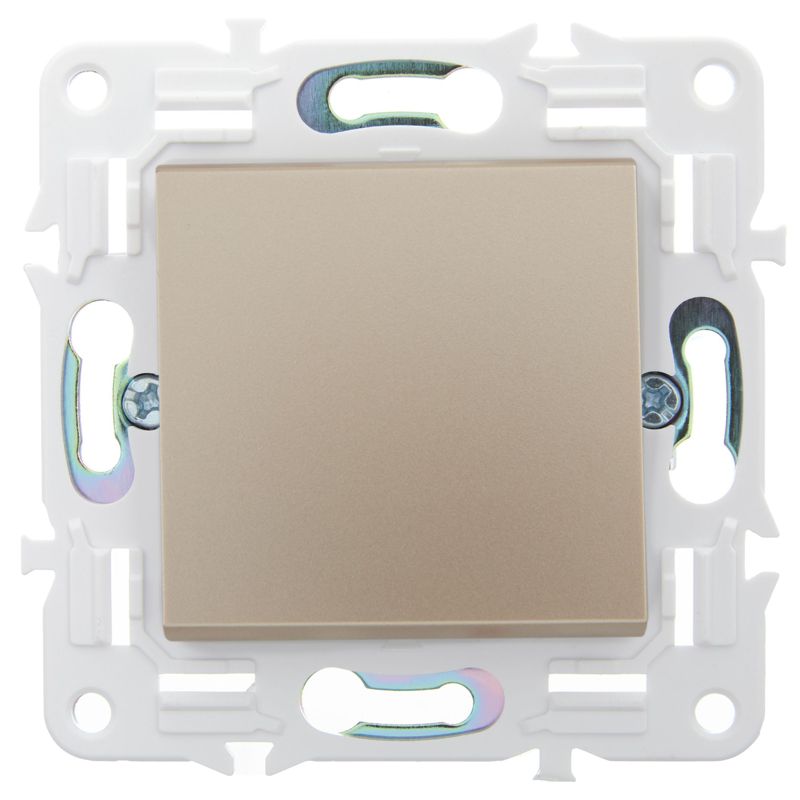 SKANDY Выключатель 1-клавишный 10А SK-V01Sa песочный IEK