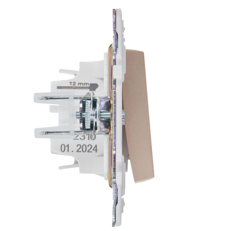 SKANDY Выключатель 1-клавишный 10А SK-V01Sa песочный IEK