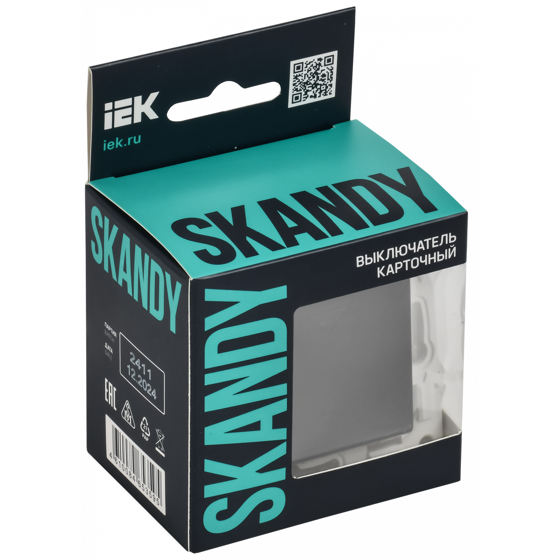 SKANDY Выключатель карточный 30А SK-V15T титан IEK