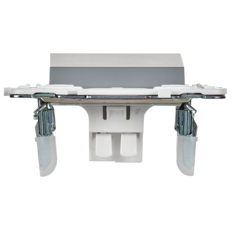 SKANDY Выключатель 1-клавишный проходной 10А SK-V02Gr серый IEK