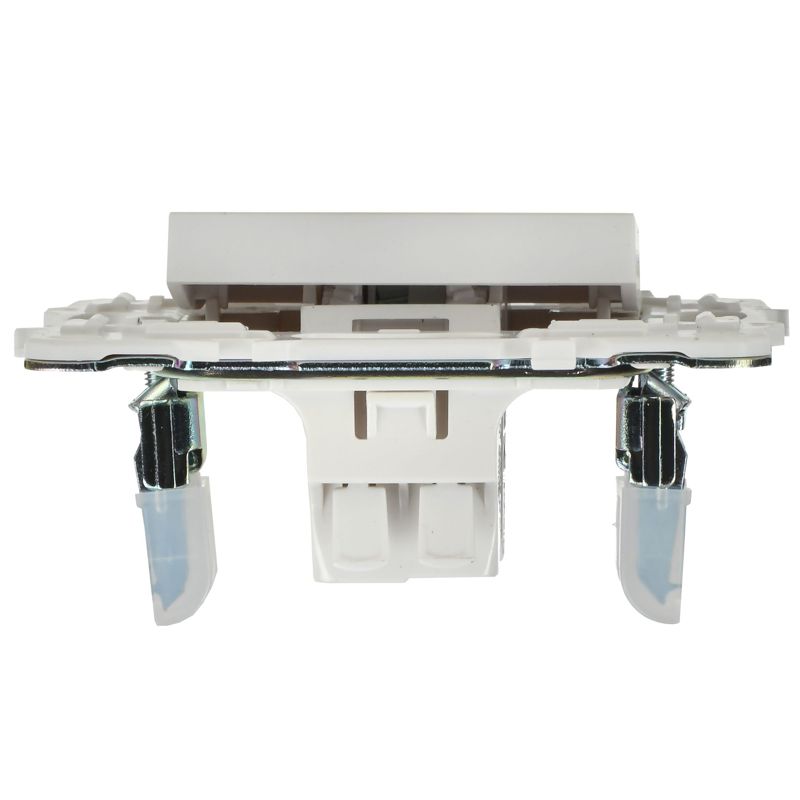 SKANDY Выключатель 1-клавишный проходной с индикацией 10А SK-V08W арктический белый IEK