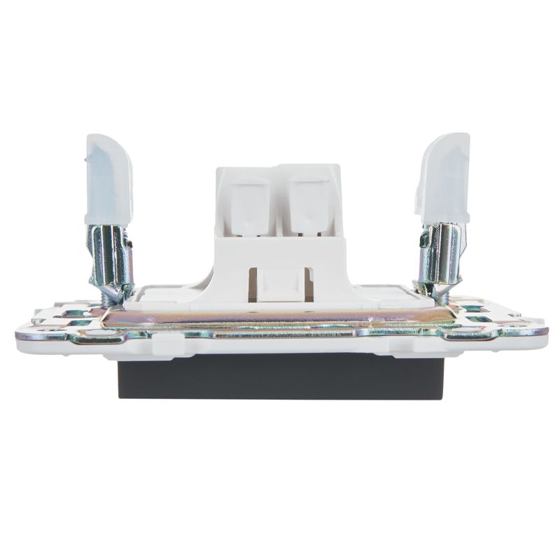 SKANDY Выключатель 1-клавишный проходной с индикацией 10А SK-V08G графит IEK