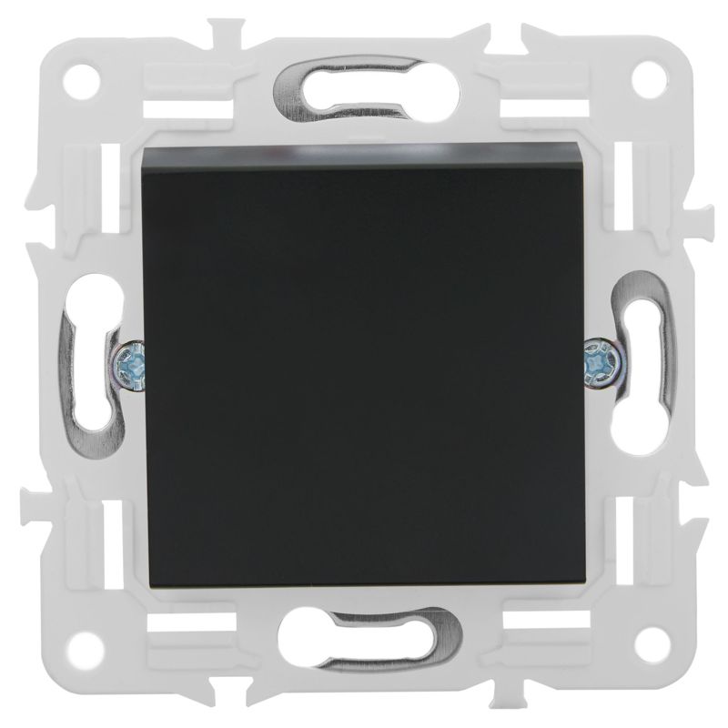 SKANDY Выключатель 1-клавишный перекрестный 10А SK-V03Bl черный IEK