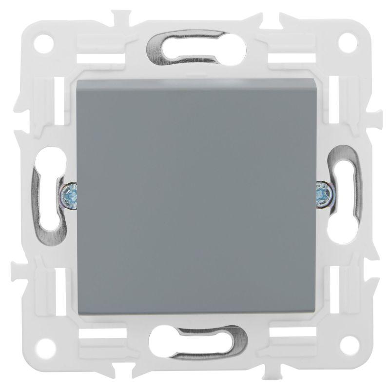 SKANDY Выключатель 1-клавишный перекрестный 10А SK-V03Gr серый IEK