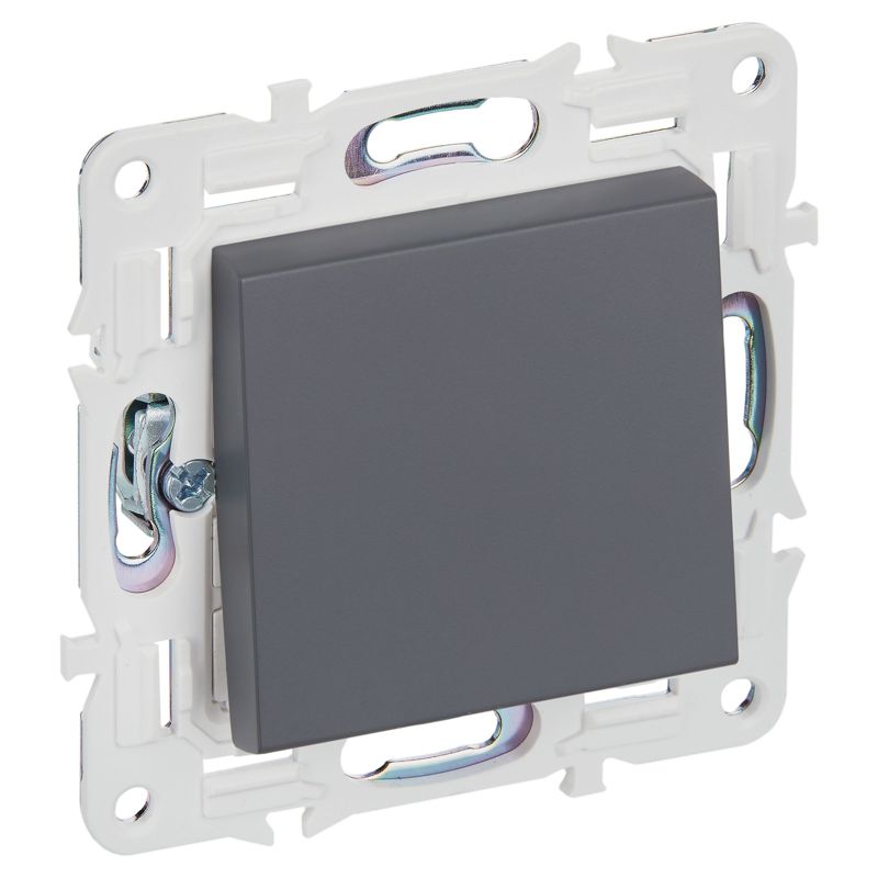 SKANDY Выключатель 1-клавишный перекрестный 10А SK-V03T титан IEK