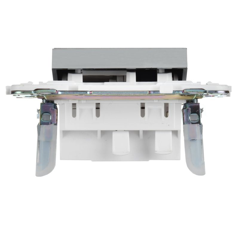 SKANDY Выключатель 1-клавишный перекрестный 10А SK-V03N металл никель IEK