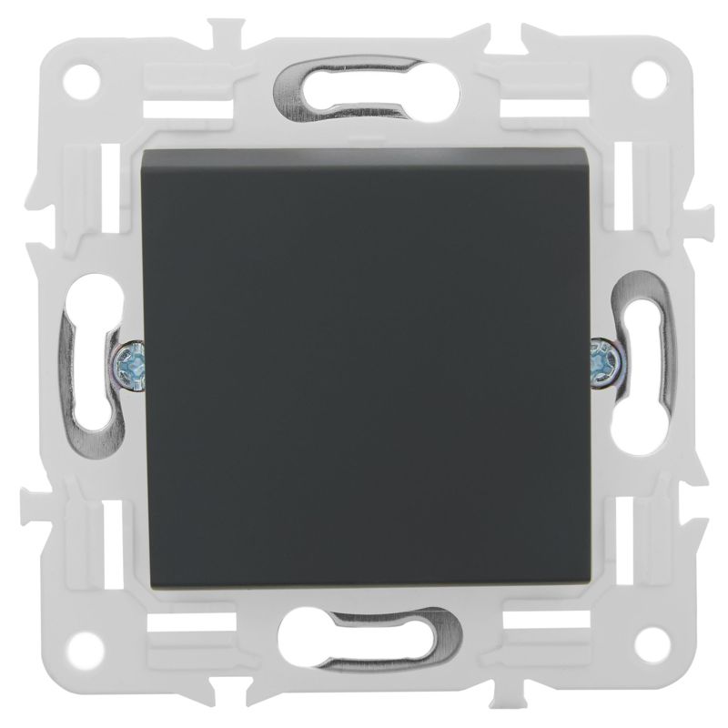 SKANDY Выключатель 1-клавишный перекрестный 10А SK-V03G графит IEK