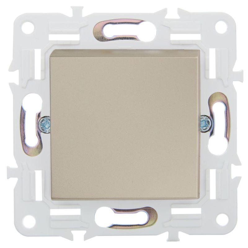 SKANDY Выключатель 1-клавишный перекрестный 10А SK-V03Sa песочный IEK