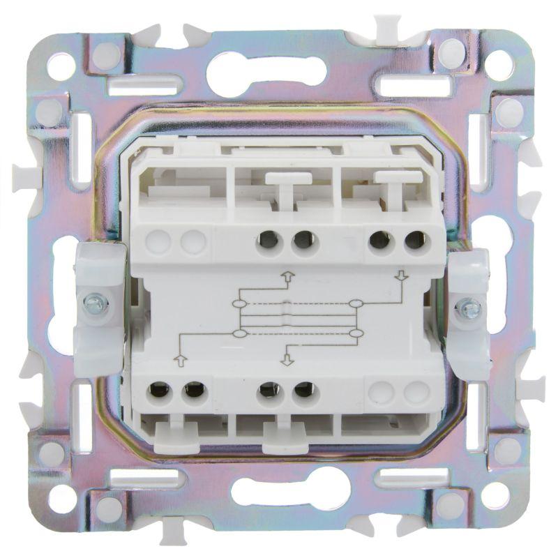 SKANDY Выключатель 1-клавишный перекрестный 10А SK-V03Sa песочный IEK