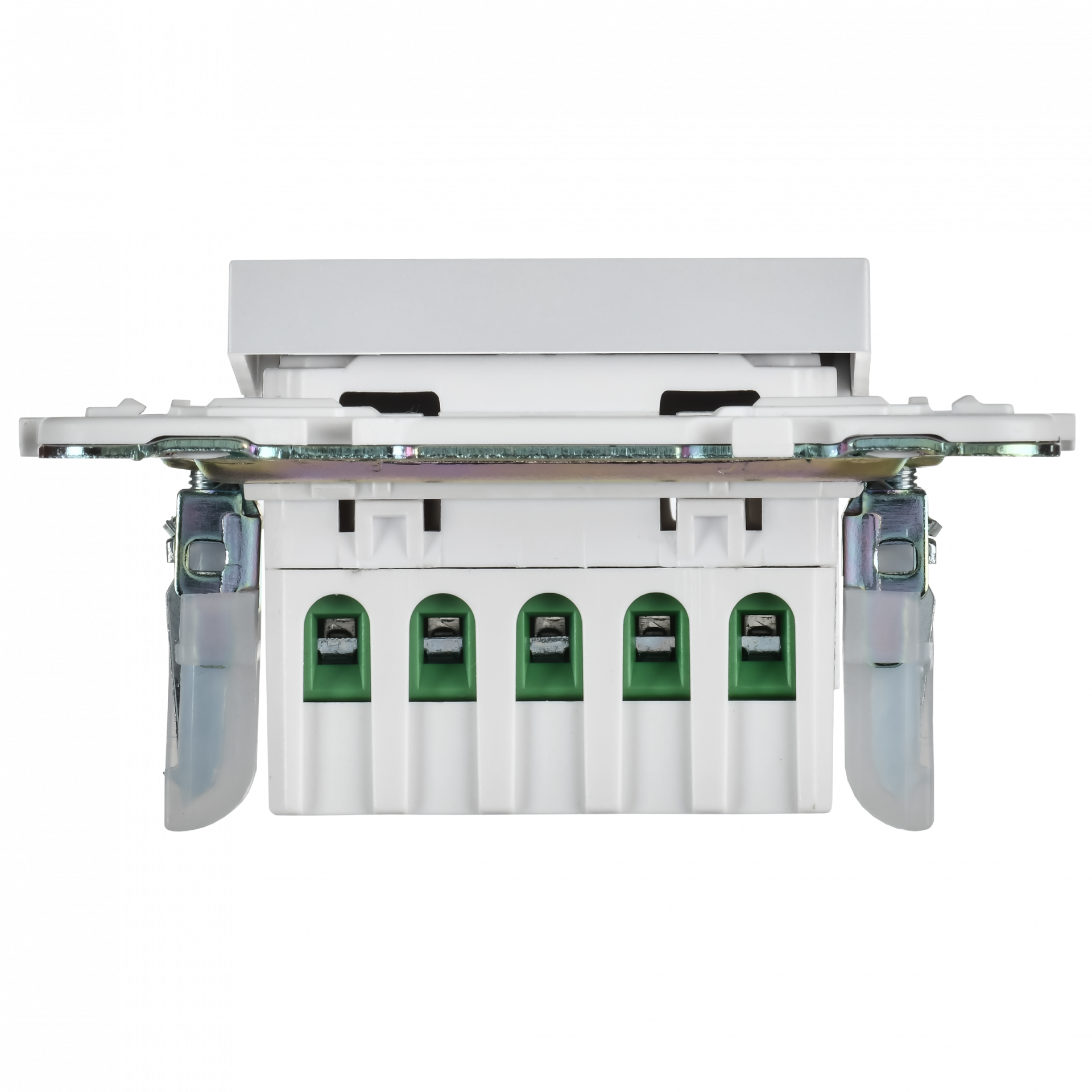 SKANDY Кнопка звонка с индикацией для отелей 10А SK-V17W арктический белый IEK
