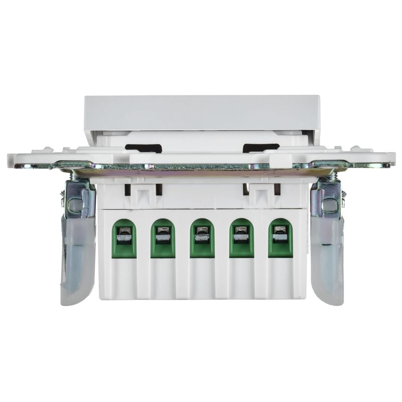 SKANDY Кнопка звонка с индикацией для отелей 10А SK-V17W арктический белый IEK