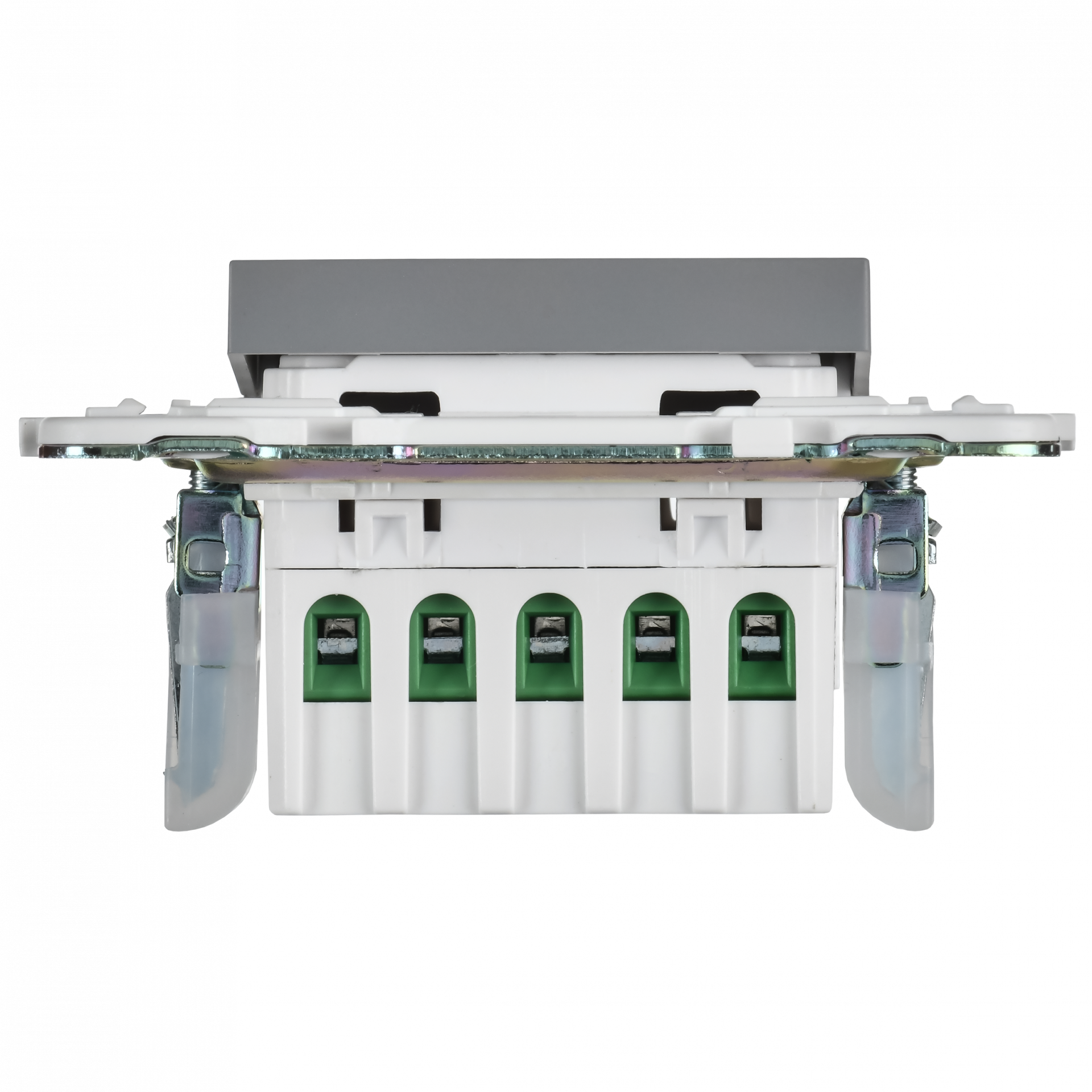 SKANDY Кнопка звонка с индикацией для отелей 10А SK-V17Gr серый IEK