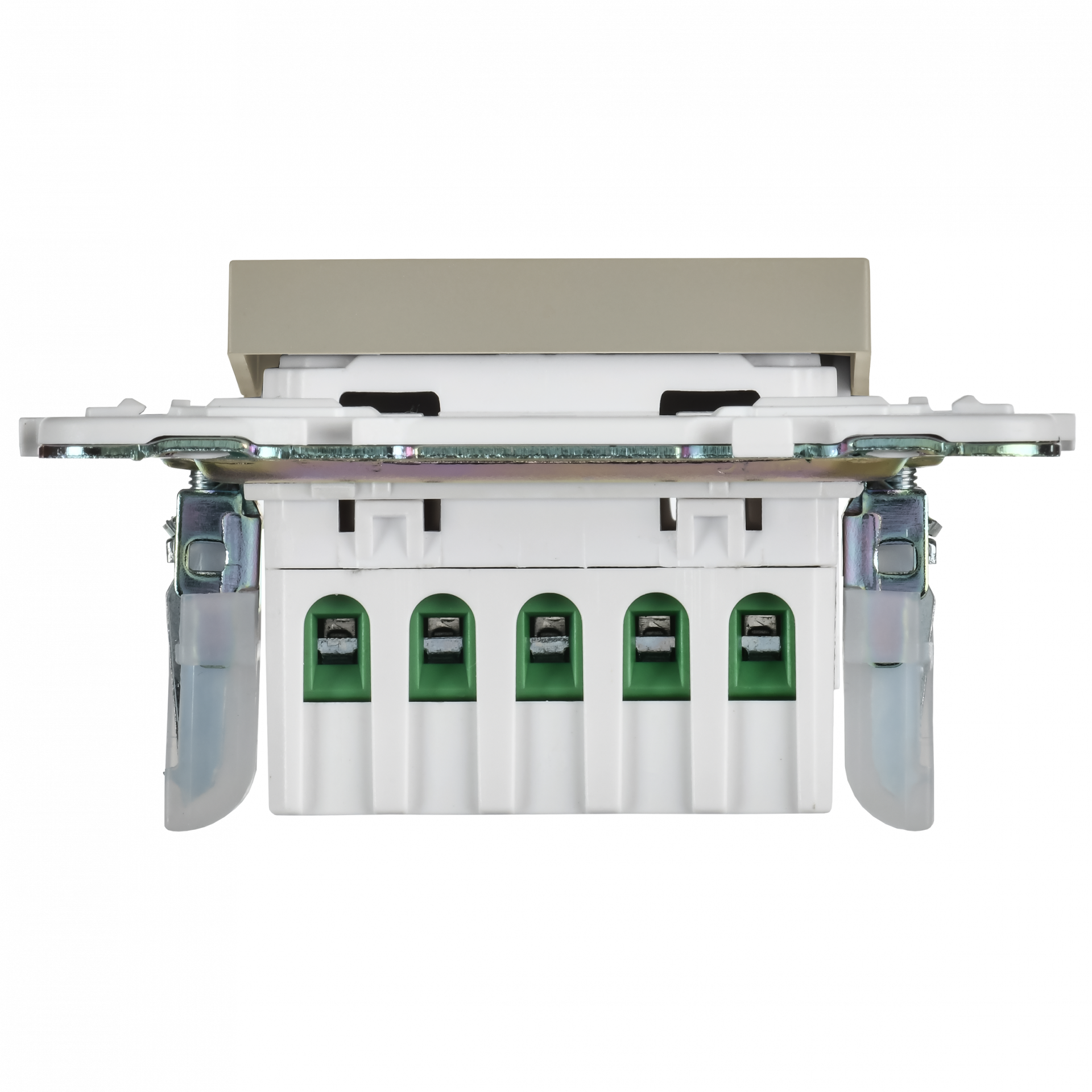 SKANDY Кнопка звонка с индикацией для отелей 10А SK-V17B бежевый IEK