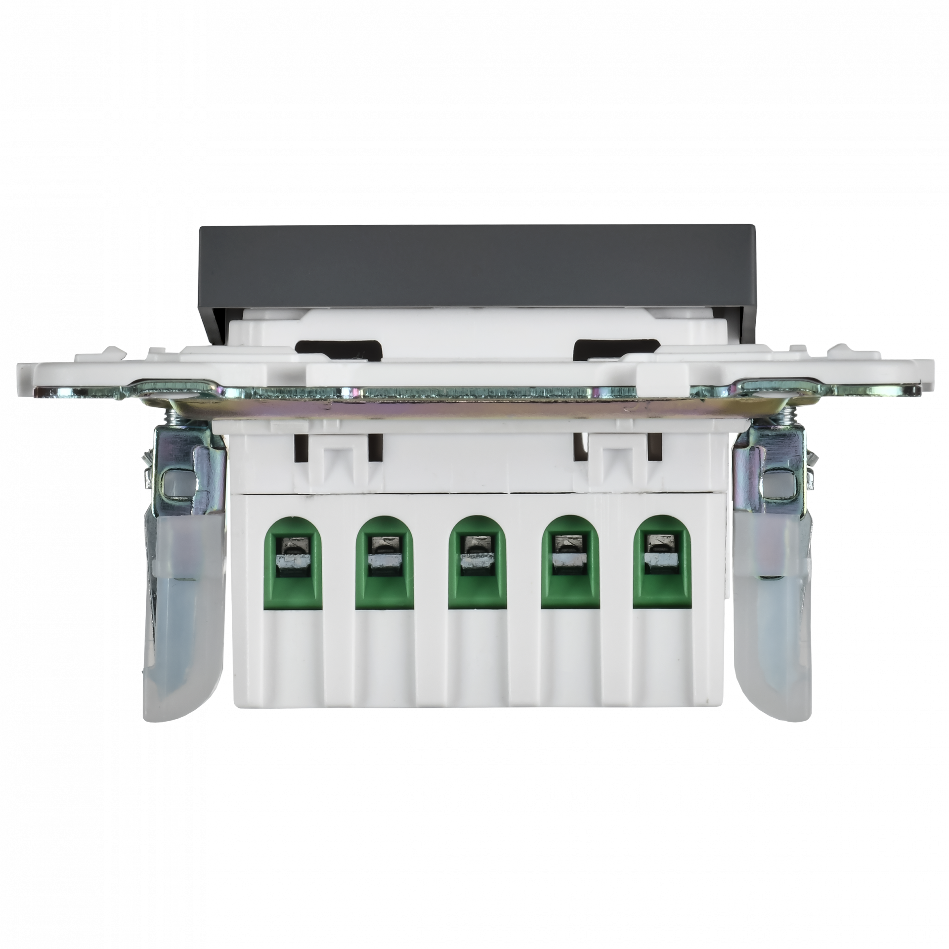 SKANDY Кнопка звонка с индикацией для отелей 10А SK-V17T титан IEK