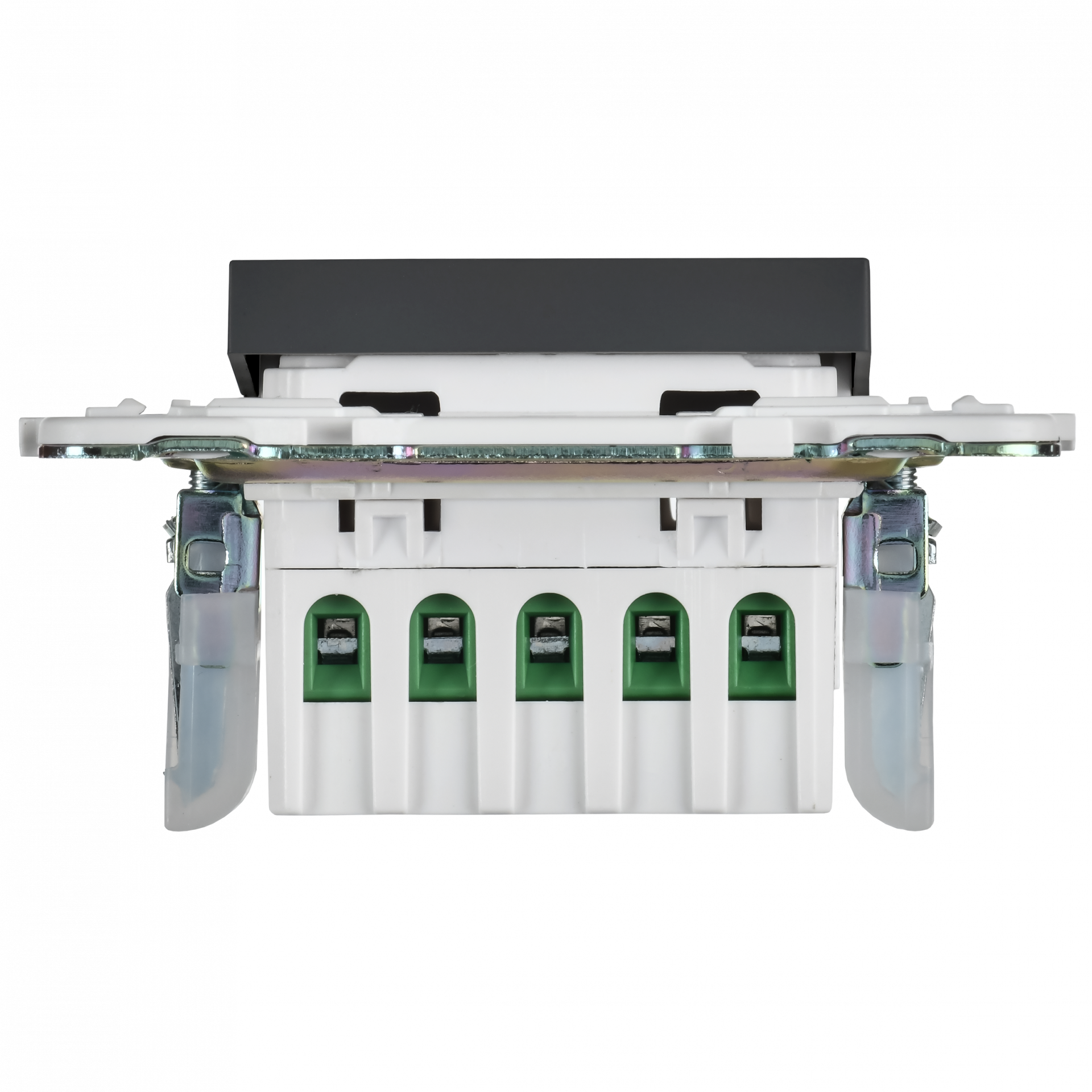 SKANDY Кнопка звонка с индикацией для отелей 10А SK-V17G графит IEK