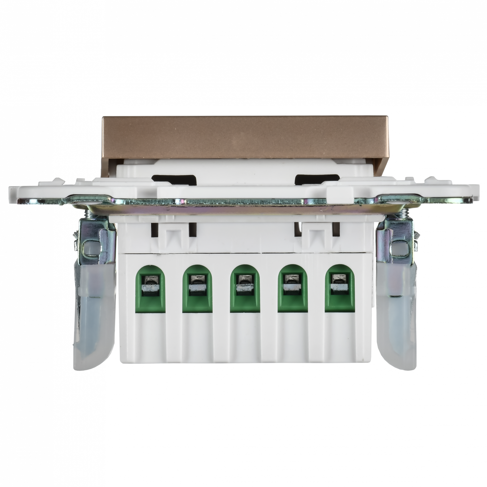 SKANDY Кнопка звонка с индикацией для отелей 10А SK-V17Sa песочный IEK