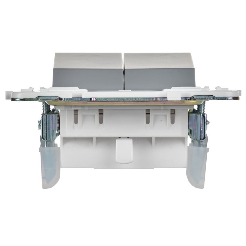 SKANDY Выключатель жалюзи 10А SK-V12Gr серый IEK