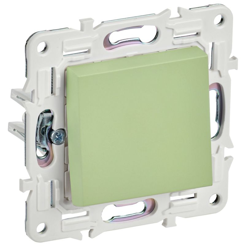 SKANDY Выключатель 1-клавишный кнопочный 10А SK-V14G мятный IEK