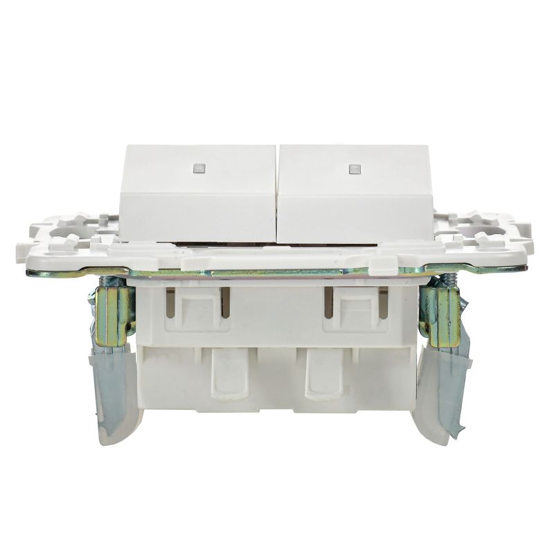 SKANDY Выключатель 2-клавишный с индикацией 10А SK-V09W арктический белый IEK