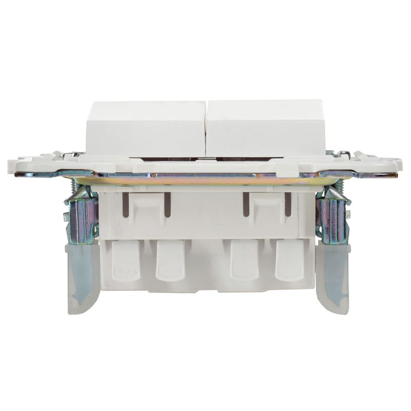 SKANDY Выключатель 2-клавишный перекрестный 10А SK-V06W арктический белый IEK