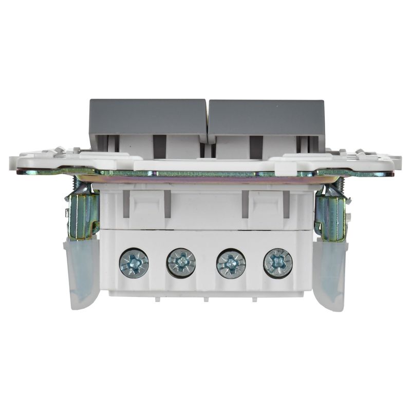 SKANDY Выключатель 2-клавишный перекрестный 10А SK-V06Gr серый IEK