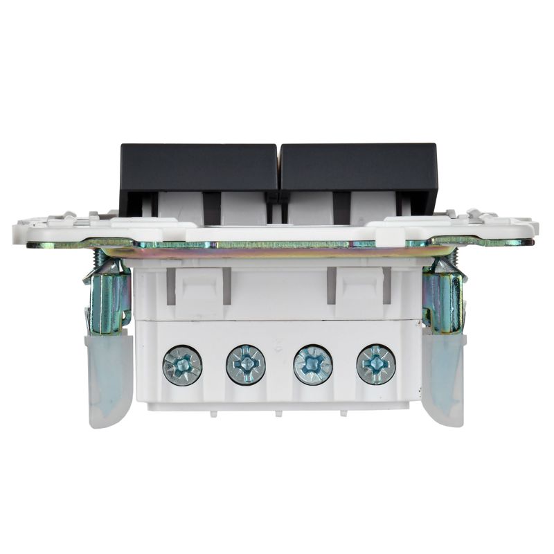 SKANDY Выключатель 2-клавишный перекрестный 10А SK-V06T титан IEK