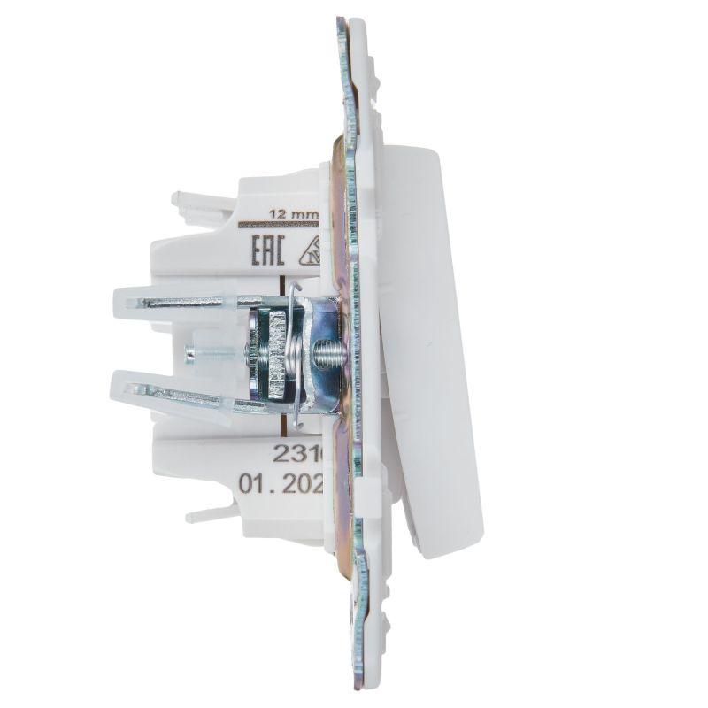 SKANDY Выключатель 3-клавишный 10А SK-V11W арктический белый IEK