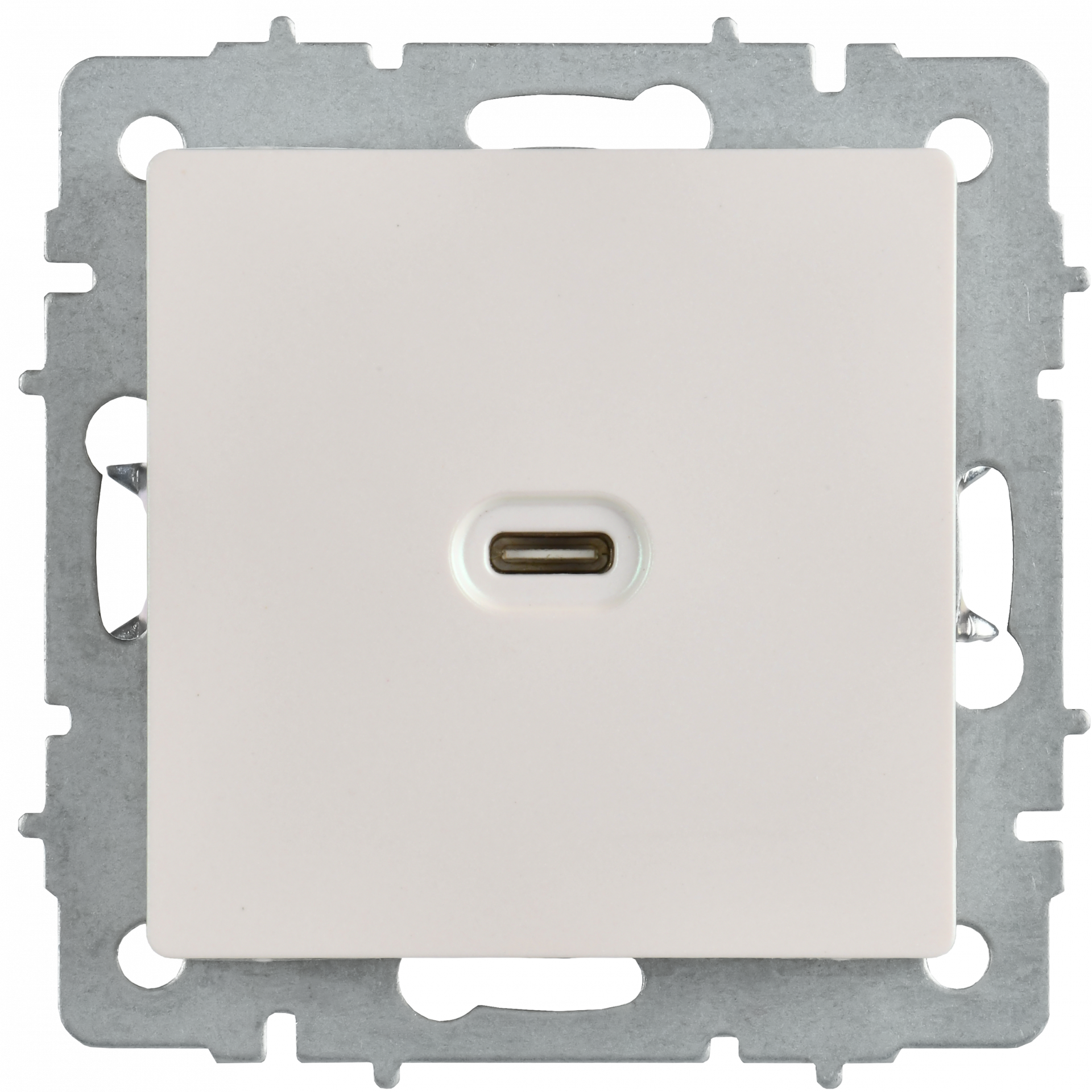 BRITE Розетка USB C 65Вт высокоскоростная зарядка РЮ12-1-БрЖ жемчуг IEK