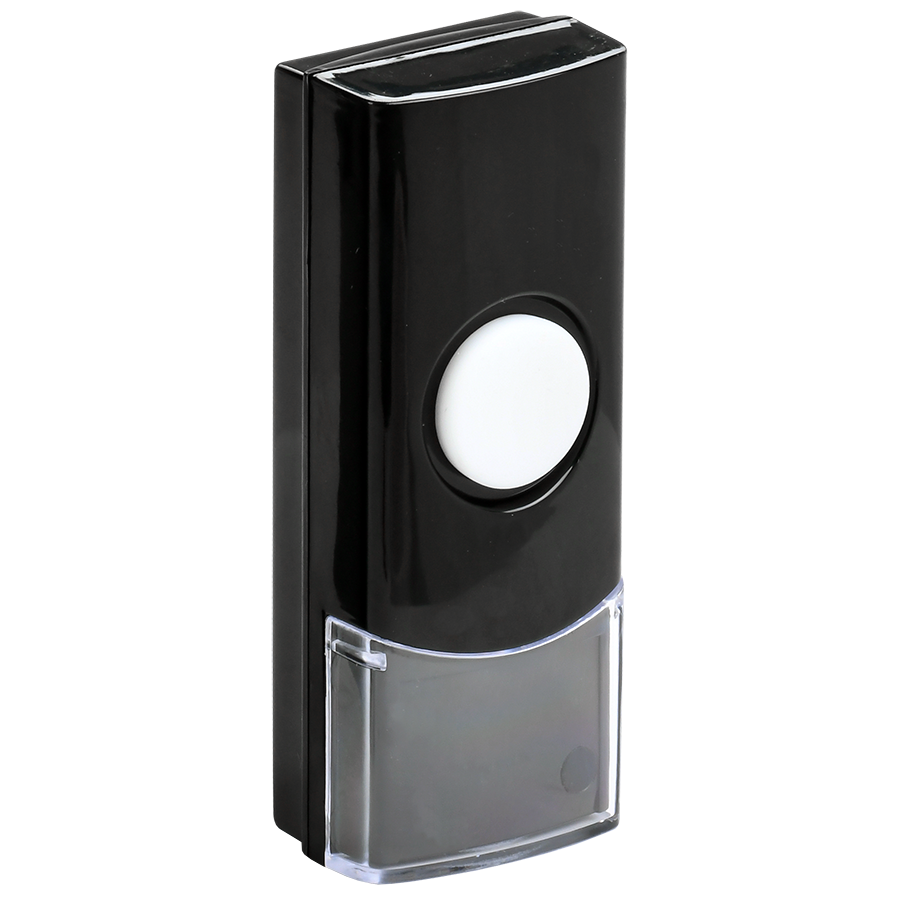 Кнопка для звонка беспроводного КЗБ2 IP44 черная IEK
