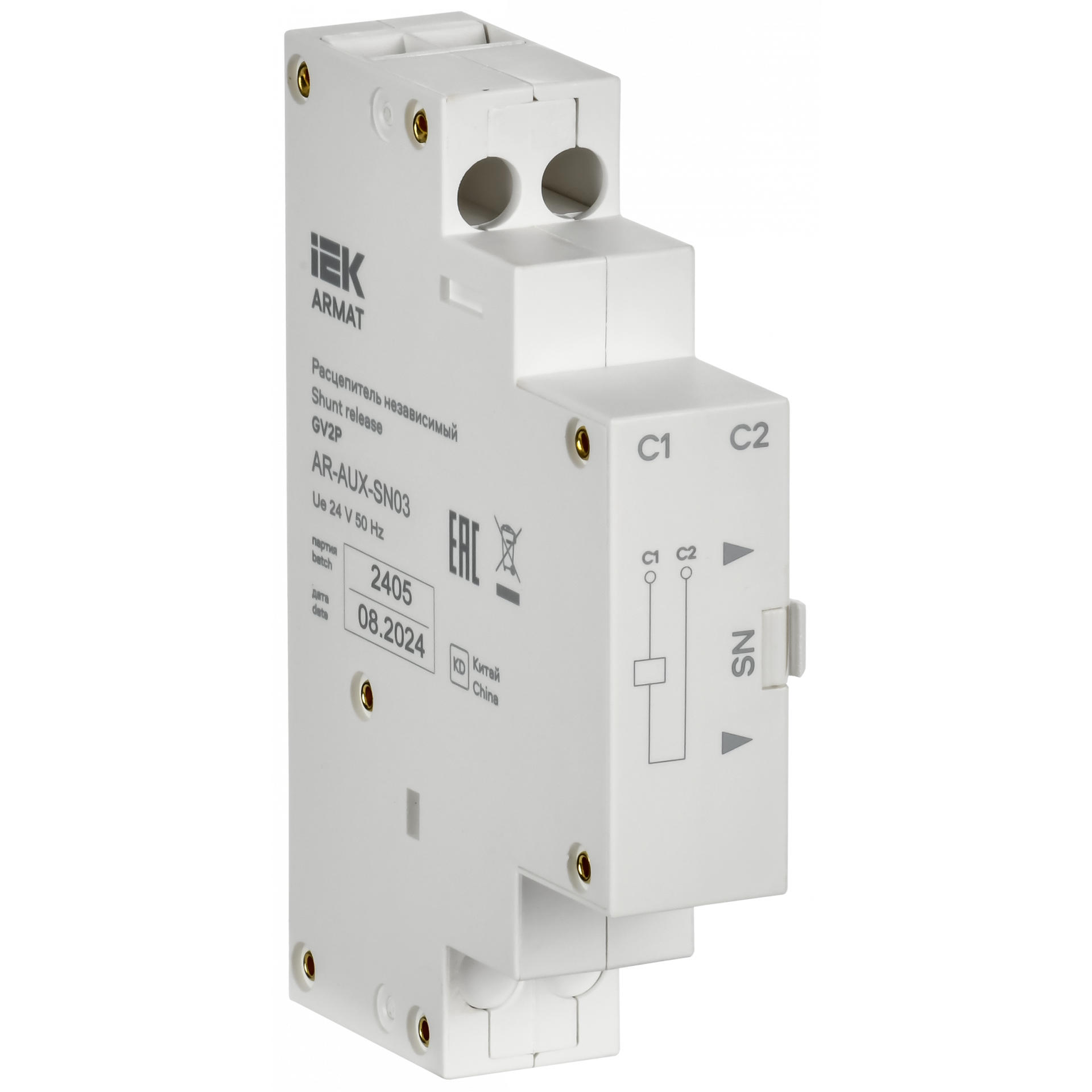 ARMAT Расцепитель независимый 24В GV2P IEK