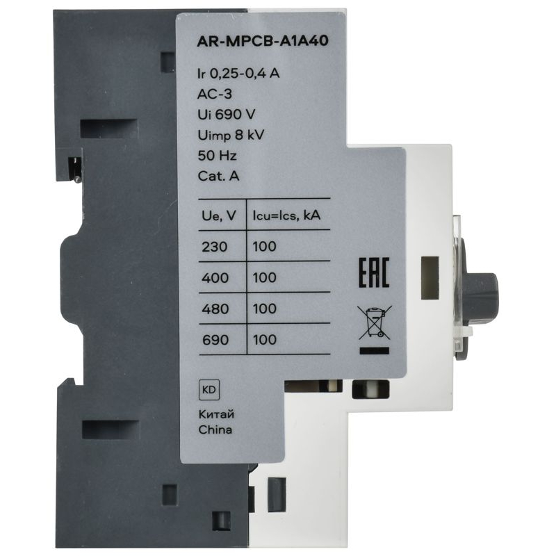 ARMAT Автоматический выключатель защиты двигателя A1 GV2P 0,24-0,4А IEK