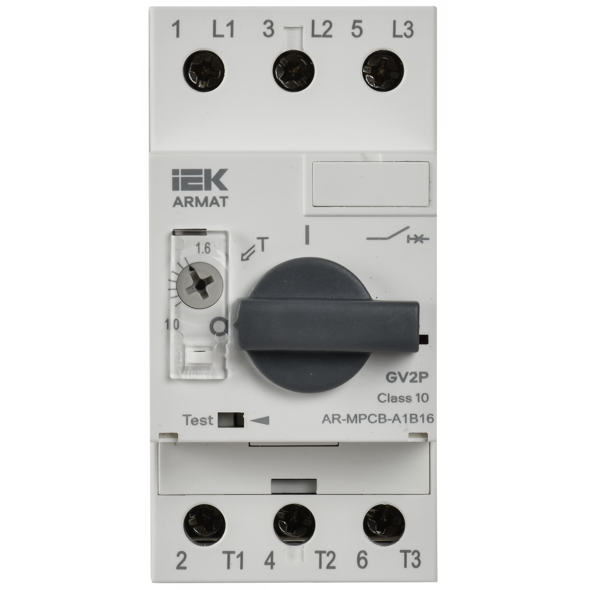 ARMAT Автоматический выключатель защиты двигателя A1 GV2P 1-1,6А IEK