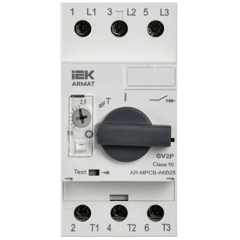 ARMAT Автоматический выключатель защиты двигателя A6 GV2P 1,6-2,5А IEK