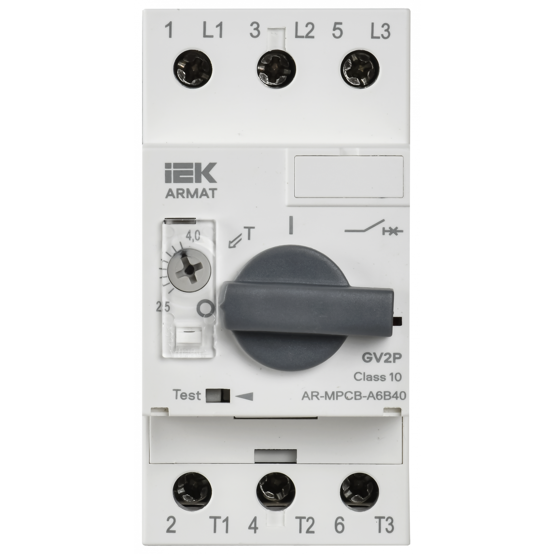ARMAT Автоматический выключатель защиты двигателя A6 GV2P 2,5-4А IEK