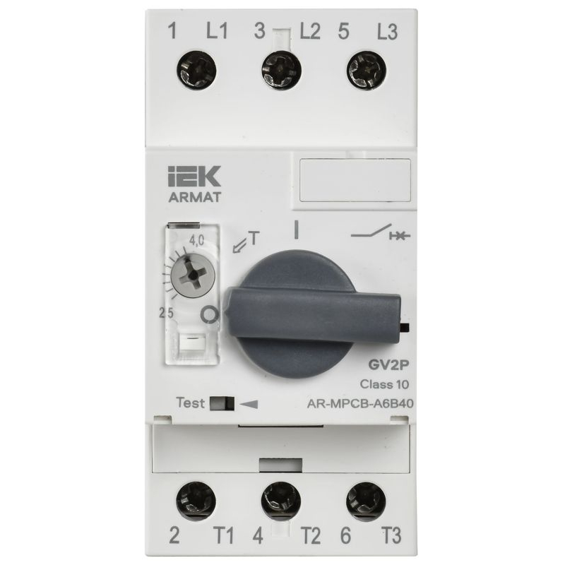ARMAT Автоматический выключатель защиты двигателя A6 GV2P 2,5-4А IEK