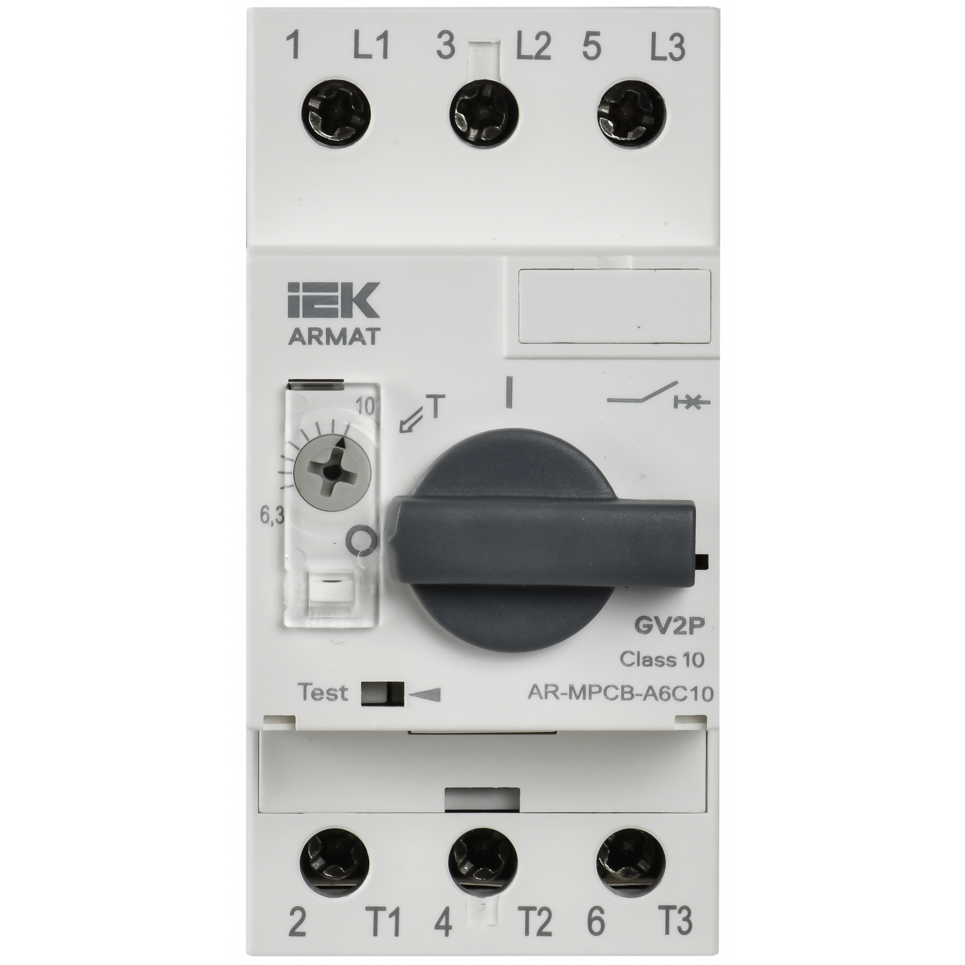ARMAT Автоматический выключатель защиты двигателя A6 GV2P 6,3-10А IEK