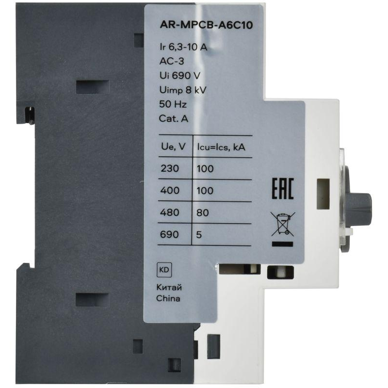 ARMAT Автоматический выключатель защиты двигателя A6 GV2P 6,3-10А IEK